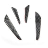 ApexModz Anti collision Strips 4Pcs Carbon Fiber Effect Door Guards UNIVERSAL FIT