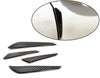 ApexModz Anti collision Strips 4Pcs Carbon Fiber Effect Door Guards UNIVERSAL FIT