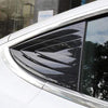 ApexModz Body Kits Carbon Fiber Effect Rear Quarter Glass Louvres Trims For Tesla Model 3 2017-2023