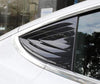 ApexModz Body Kits Carbon Fiber Effect Rear Quarter Glass Louvres Trims For Tesla Model 3 2017-2023