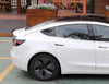 ApexModz Body Kits Carbon Fiber Effect Rear Quarter Glass Louvres Trims For Tesla Model 3 2017-2023