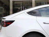 ApexModz Body Kits Carbon Fiber Effect Rear Quarter Glass Louvres Trims For Tesla Model 3 2017-2023
