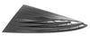 ApexModz Body Kits Carbon Fiber Effect Rear Quarter Glass Louvres Trims For Tesla Model 3 2017-2023