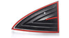 ApexModz Body Kits Carbon Fiber Effect Rear Quarter Glass Louvres Trims For Tesla Model 3 2017-2023