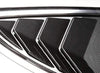ApexModz Body Kits Rear Quarter Glass Extended Louver Covers Carbon Fiber For Tesla Model 3 2017-2023
