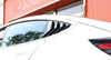 ApexModz Body Kits Rear Quarter Glass Extended Louver Covers Carbon Fiber For Tesla Model 3 2017-2023