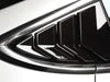 ApexModz Body Kits Rear Quarter Glass Extended Louver Covers Carbon Fiber For Tesla Model 3 2017-2023