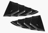 ApexModz Body Kits Rear Quarter Glass Extended Louver Covers Carbon Fiber For Tesla Model 3 2017-2023