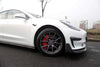 ApexModz Brakes Red Brake Caliper Overlay Covers for Tesla Model Y 2020-2024