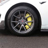 ApexModz Brakes Yellow Brake Caliper Overlay Covers for Tesla Model Y 2020-2024