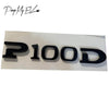 ApexModz Car Accessories Black P100D Tesla Model S & X Trim Denomination Emblem Badge Letters