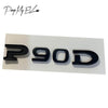 ApexModz Car Accessories Black P90D Tesla Model S & X Trim Denomination Emblem Badge Letters