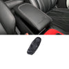 ApexModz Car Accessories Black Vegan Leather Armrest Cover For Ford Mustang Mach-E 2021-2024