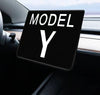 ApexModz Car Accessories Black With Model Y Screen Protection Cover Sleeve for Tesla Model Y 2020-2024