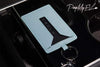 ApexModz Car Accessories Blue Vegan Leather Key Card Holder for Tesla Model 3 & Y