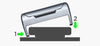 ApexModz Car Accessories Car Sunglasses Case Holder for Tesla Model 3 & Y