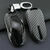 ApexModz Car Accessories Carbon Fiber Effect Key Cover for Tesla Model Y 2020-2024