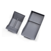 ApexModz Car Accessories Center Console Front + Armrest Storage Organizer Set (Gray) Center Console Storage Organizer For Tesla Model Y 2020-2024