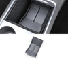 ApexModz Car Accessories Center Console Front Lower Storage Box (Gray) Center Console Storage Organizer For Tesla Model Y 2020-2024