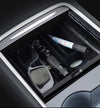 Sliding Storage Box For Center Console Tesla Model Y 2021-2022 ApexModz Car Accessories Center Console Storage Organizer Box For Tesla Model Y 2021-2024