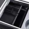 Sliding Storage Box For Center Console Tesla Model Y 2021-2022 ApexModz Car Accessories Center Console Storage Organizer Box For Tesla Model Y 2021-2024