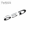 ApexModz Car Accessories Chrome 85D Tesla Model S & X Trim Denomination Emblem Badge Letters