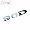 ApexModz Car Accessories Chrome 90D Tesla Model S & X Trim Denomination Emblem Badge Letters