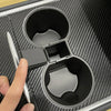 Non-Slip Insert Water Cup Holder Storage Box For Tesla Model Y ApexModz Car Accessories Cup Holder Insert With Storage For Tesla Model Y 2021-2023