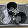Non-Slip Insert Water Cup Holder Storage Box For Tesla Model Y ApexModz Car Accessories Cup Holder Insert With Storage For Tesla Model Y 2021-2023