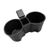 Non-Slip Insert Water Cup Holder Storage Box For Tesla Model Y ApexModz Car Accessories Cup Holder Insert With Storage For Tesla Model Y 2021-2023