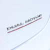 Tesla Dual Motor Emblem | Tesla Model 3 Trunk Badge ApexModz Car Accessories Dual Motor Chrome + Red Underline Premium Dual Model Emblem Badge for All Teslas (5 Colors)