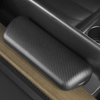 ApexModz Car Accessories Matte Carbon Fiber Effect Sunglasses Storage Box For Tesla Model Y 2021-2024