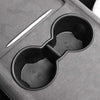 Non-Slip Insert Water Cup Holder Storage Box For Tesla Model Y ApexModz Car Accessories Non-Slip Rubber Cup Holder Insert For Tesla Model Y 2021-2024