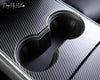 ApexModz Car Accessories Non-Slip Rubber Insert For Cup Holders for Tesla Model 3 Gen 1 2017-2020