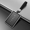 Metal Key Card Holder for Tesla Model 3 | Order yours today! ApexModz Car Accessories Silver with lanyard Metal Key Card Holder V2 for Tesla Model 3 2017-2024