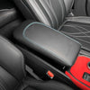 ApexModz Car Accessories Vegan Leather Armrest Cover For Ford Mustang Mach-E 2021-2024