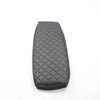 ApexModz Car Accessories Vegan Leather Diamond Pleated Armrest Cover For Ford Mustang Mach-E 2021-2024