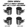 ApexModz Car Cup Holder OEM Grey Retrofit Tesla Side Door Cup Holders V2 For Tesla Model Y 2020-2024