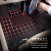 Official 3D MAXpider All Weather ELITECT Car Floor Mats For Tesla Model 3 Highland 5 Seats 2023-2024 ApexModz Car Mats 3D MAXpider Custom Fit All-Weather ELITECT Series LHD Floor Mats For Tesla Model 3 Highland 5 SEAT 2023-2024