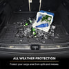 Official 3D MAXpider All Weather ELITECT Car Floor Mats For Tesla Model 3 Highland 5 Seats 2023-2024 ApexModz Car Mats 3D MAXpider Custom Fit All-Weather ELITECT Series LHD Floor Mats For Tesla Model 3 Highland 5 SEAT 2023-2024