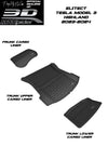 Official 3D MAXpider All Weather ELITECT Car Floor Mats For Tesla Model 3 Highland 5 Seats 2023-2024 ApexModz Car Mats Cargo Liners Set Model 3 5 Seats (3 PCs) 3D MAXpider Custom Fit All-Weather ELITECT Series LHD Floor Mats For Tesla Model 3 Highland 5 SEAT 2023-2024