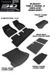 Official 3D MAXpider All Weather ELEGANT Car Floor Mats For Tesla Model 3 Highland 5 Seats 2023-2024 ApexModz Car Mats Full Set Model 3 5 Seats + Cargo Liners (8 PCs) 3D MAXpider Custom Fit All-Weather ELEGANT Series LHD Floor Mats For Tesla Model 3 Highland 5 SEAT 2023-2024