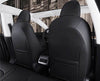Tesla Model Y Fully Custom Snug Premium Vegan Leather Seat Covers Exact Fit ApexModz Car Seat Covers Black Vegan Leather 5 Seats+ Front Seat Back Protection Premium Vegan Leather Seat Covers For Tesla Model Y 2020-2024