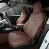Tesla Model Y Fully Custom Snug Premium Vegan Leather Seat Covers Exact Fit ApexModz Car Seat Covers Chocolate Brown Vegan Leather 5 Seats Premium Vegan Leather Seat Covers For Tesla Model Y 2020-2024
