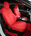 Tesla Model Y Fully Custom Snug Premium Vegan Leather Seat Covers Exact Fit ApexModz Car Seat Covers Red Vegan Leather 5 Seats Premium Vegan Leather Seat Covers For Tesla Model Y 2020-2024
