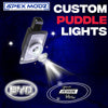 ApexModz Custom Door Courtesy Lights Custom Design + 1 Set - 2 Doors Custom LED Courtesy Door Projector Puddle Lights for BYD