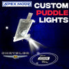 ApexModz Custom Door Courtesy Lights Custom Design + 1 Set - 2 Doors Custom LED Courtesy Door Projector Puddle Lights for Chrysler