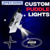 ApexModz Custom Door Courtesy Lights Custom Design + 1 Set - 2 Doors Custom LED Courtesy Door Projector Puddle Lights for Volvo & Polestar