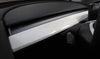 ApexModz Dashboard Mods White ABS Dashboard Trim Cap For Tesla Model Y 2020-2024