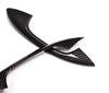 ApexModz Door Handle Covers Carbon Fiber Effect Door Handle Overlay Covers for Mercedes-Benz EQC LHD 2019-2020